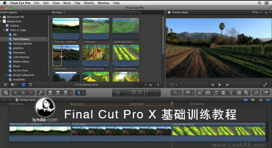 Lynda-Final Cut Pro X 基础训练教程_Essential Training-精品资源站