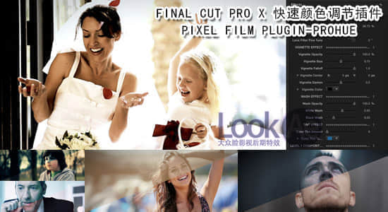 Final Cut Pro X 快速颜色调节插件 PIXEL FILM PLUGIN Prohue-精品资源站