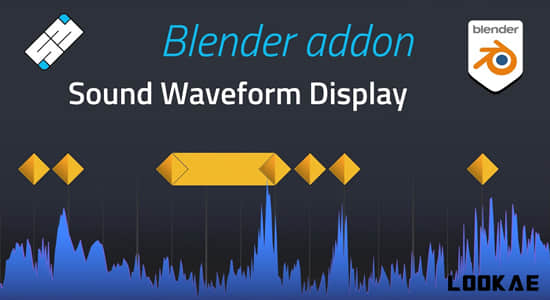 音频可视化动画Blender插件 Sound Waveform Display V0.9.2-精品资源站